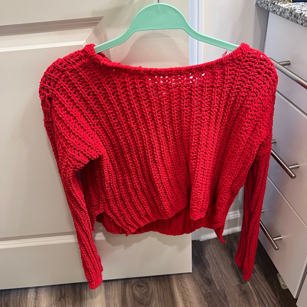 Red size small sweater